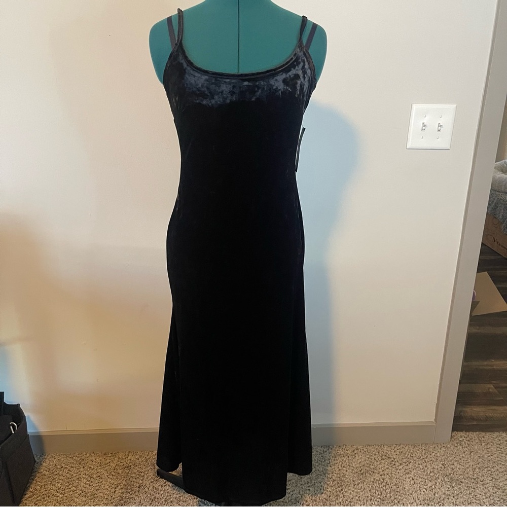 NWT Slinky Velvet Dress S